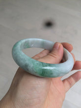 Load image into Gallery viewer, 56.4mm certificated Type A 100% Natural sunny green Jadeite Jade bangle Z129-2352
