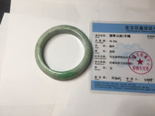 Load image into Gallery viewer, 51.5mm certified Type A 100% Natural sunny green purple oval Jadeite Jade bangle BS29-4436
