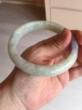 Load image into Gallery viewer, 61.5mm Certified Type A 100% Natural white/light purple/green Jadeite Jade bangle BF122-1926
