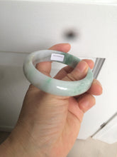 Load image into Gallery viewer, 56.4mm certificated Type A 100% Natural sunny green Jadeite Jade bangle Z129-2352
