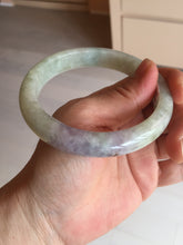 Load image into Gallery viewer, 61.5mm Certified Type A 100% Natural white/light purple/green Jadeite Jade bangle BF122-1926
