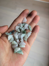 Load image into Gallery viewer, 12 Pieces of Type A 100% Natural icy watery green/white/purple Jadeite Jade Ingots AX55
