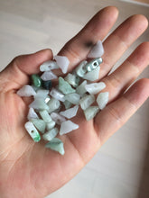 Load image into Gallery viewer, 12 Pieces of Type A 100% Natural icy watery green/white/purple Jadeite Jade Ingots AX55
