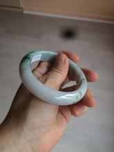 Load image into Gallery viewer, 56.4mm certificated Type A 100% Natural sunny green Jadeite Jade bangle Z128-2357
