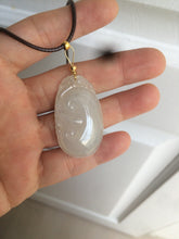 Load image into Gallery viewer, 100% Natural type A icy watery fine texture Jadeite Jade RuYi(如意) pendant AY21
