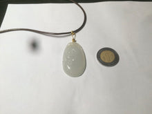 Load image into Gallery viewer, 100% Natural type A icy watery fine texture Jadeite Jade RuYi(如意) pendant AY21
