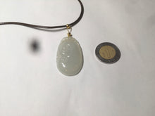 Load image into Gallery viewer, 100% Natural type A icy watery fine texture Jadeite Jade RuYi(如意) pendant AY21
