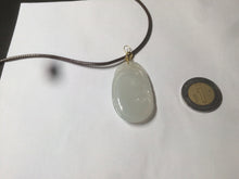 Load image into Gallery viewer, 100% Natural type A icy watery fine texture Jadeite Jade RuYi(如意) pendant AY21
