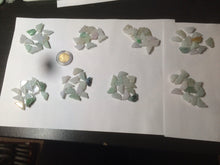 Load image into Gallery viewer, 12 Pieces of Type A 100% Natural icy watery green/white/purple Jadeite Jade Ingots AX55
