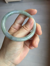 Load image into Gallery viewer, 54mm Certified type A 100% Natural  light green purple gray round cut Jadeite bangle PD35-9606

