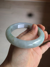 Load image into Gallery viewer, Reserved! Please don&#39;t order. 56.8mm certified type A 100% Natural icy watery green/white/brown/purple jadeite jade bangle Z127-4408
