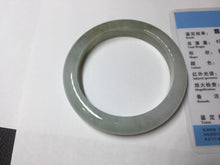 Load image into Gallery viewer, 53.8mm certified 100% natural Type A icy watery green brown purple  jadeite jade bangle BL113-9438
