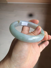 Load image into Gallery viewer, Reserved! Please don&#39;t order. 56.8mm certified type A 100% Natural icy watery green/white/brown/purple jadeite jade bangle Z127-4408
