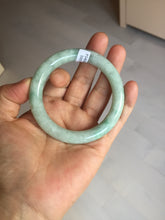 Load image into Gallery viewer, 53.3mm certified natural 100% natural Type A light green round cut jadeite jade bangle BP19-5001
