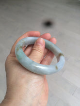 Load image into Gallery viewer, Reserved! Please don&#39;t order. 56.8mm certified type A 100% Natural icy watery green/white/brown/purple jadeite jade bangle Z127-4408
