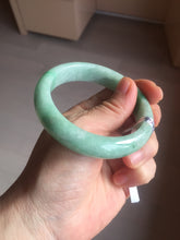 Load image into Gallery viewer, 55.2mm Certified Type A 100% Natural sunny green Jadeite Jade bangle AU6-4440
