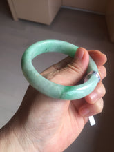 Load image into Gallery viewer, 55.2mm Certified Type A 100% Natural sunny green Jadeite Jade bangle AU6-4440
