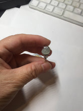 Load image into Gallery viewer, 100% natural type A icy watery light green four-prong jadeite jade ring PA79
