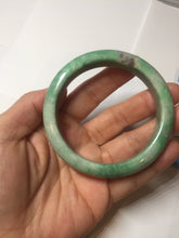 Load image into Gallery viewer, 56.5mm Certified Type A 100% Natural sunny green Jadeite Jade bangle AU7-4441
