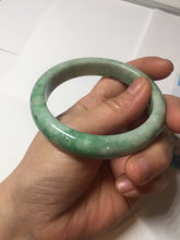 Load image into Gallery viewer, 56.5mm Certified Type A 100% Natural sunny green Jadeite Jade bangle AU7-4441
