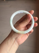 Load image into Gallery viewer, 62.9mm certified 100% natural Type A light green round cut jadeite jade bangle BS14-9566
