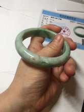 Load image into Gallery viewer, 56.2mm certified Type A 100% Natural sunny green/white/red Jadeite Jade bangle BS35-4433
