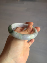 Load image into Gallery viewer, 56.4 mm certificated Type A 100% Natural green purple yellow Jadeite Jade bangle BL64-6220
