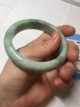 Load image into Gallery viewer, 56mm Certified Type A 100% Natural sunny green Jadeite Jade bangle AU8-4428
