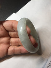 Load image into Gallery viewer, 51mm Certified Type A 100% Natural icy light green oval jadeite jade bangle BK94-7735
