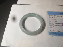 Load image into Gallery viewer, 57mm Certified Type A 100% Natural green/blue chubby  jadeite Jade bangle BH11-4406
