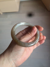 Load image into Gallery viewer, 52.5mm 100% natural beige pink gray round cut Coral Jade (珊瑚玉) bangle SY45
