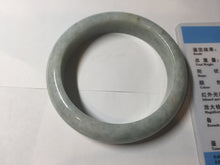 Load image into Gallery viewer, 56.8mm certified Type A 100% Natural light green brown Jadeite Jade bangle D141-4034
