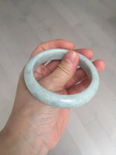 Load image into Gallery viewer, 56.8mm certified Type A 100% Natural light green brown Jadeite Jade bangle D141-4034
