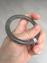 Load image into Gallery viewer, Sale! Certified 50.6mm 100% Natural icy gray nephrite Hetian Jade bangle HT24-3358
