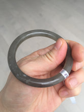 Load image into Gallery viewer, Sale! Certified 50.6mm 100% Natural icy gray nephrite Hetian Jade bangle HT24-3358
