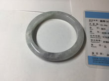 Load image into Gallery viewer, 59mm Certified Type A 100% Natural icy watery green purple Jadeite Jade bangle BQ48-6803
