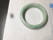 Load image into Gallery viewer, 51.5mm certificated Type A 100% Natural sunny green Jadeite Jade bangle AY33-0435
