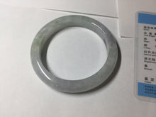 Load image into Gallery viewer, 59mm Certified Type A 100% Natural icy watery green purple Jadeite Jade bangle BQ48-6803
