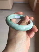 Load image into Gallery viewer, 55.7mm certified type A 100% Natural sunny green Jadeite Jade bangle B114-8228
