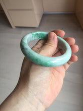 Load image into Gallery viewer, 55.7mm certified type A 100% Natural sunny green Jadeite Jade bangle B114-8228
