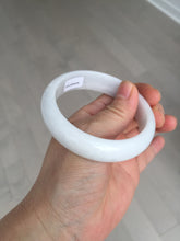 Load image into Gallery viewer, 56.4mm certificated Type A 100% Natural light purple/white Jadeite Jade bangle BF130-4028
