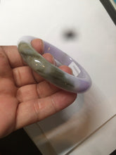 Load image into Gallery viewer, 51.4mm Certified 100% natural Type A green/brown/purple jadeite jade bangle AR86-5212
