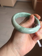 Load image into Gallery viewer, 56mm Certified Type A 100% Natural sunny green Jadeite Jade bangle AU8-4428
