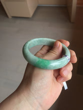 Load image into Gallery viewer, 56mm Certified Type A 100% Natural sunny green Jadeite Jade bangle AU8-4428
