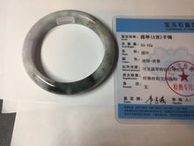 Load image into Gallery viewer, 56.4 mm certificated Type A 100% Natural green purple yellow Jadeite Jade bangle BL64-6220
