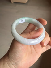 Load image into Gallery viewer, 52.5mm Certified Type A 100% Natural light green white purple Jadeite bangle AU22-0872
