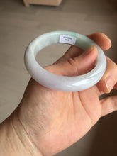 Load image into Gallery viewer, 52.5mm Certified Type A 100% Natural light green white purple Jadeite bangle AU22-0872
