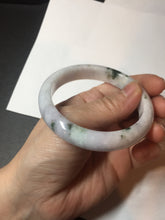 Load image into Gallery viewer, 56.4 mm certificated Type A 100% Natural green purple white Jadeite Jade bangle BL65-6232
