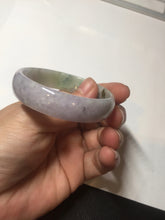 Load image into Gallery viewer, 50.5mm 100% natural Type A sunny green/purple jadeite jade bangle BP14
