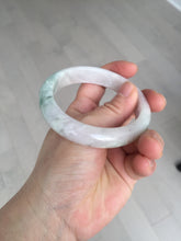 Load image into Gallery viewer, 56.5mm 100% natural type A sunny green/white/purple/red (FU LU SHOU) jadeite jade bangle BF123-4043
